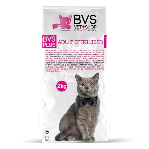 Barakaldo Vet Shop Sterilised Katzenfutter, ausgewogenes Futter mit niedrigem Kaloriengehalt, das es Ihnen ermöglicht, nicht fett zu werden und die ideale körperliche Aktivität aufrechtzuerhalten, 2 x Barakaldo Vet Shop Sterilised Katzenfutter, ausgewogenes Futter mit niedrigem Kaloriengehalt, das es Ihnen ermöglicht, nicht fett zu werden und die ideale körperliche Aktivität aufrechtzuerhalten, 2 x von BARAKALDO VET+SHOP TIENDA VETERINARIA