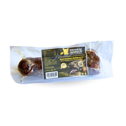 Barakaldo Vet Shop | getrockneter Schinkenknochen für Hunde | 100 % natürlicher Snack ohne Konservierungs- und Farbstoffe | 3 Stück Barakaldo Vet Shop | getrockneter Schinkenknochen für Hunde | 100 % natürlicher Snack ohne Konservierungs- und Farbstoffe | 3 Stück von BARAKALDO VET+SHOP TIENDA VETERINARIA