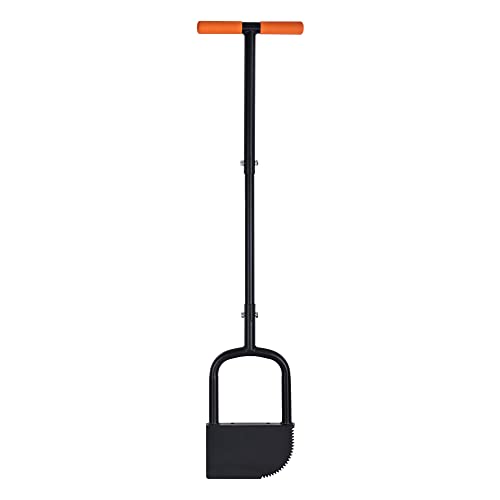 BARAYSTUS Sägezahn Kantenschneider Rasenwerkzeug, Langstieliges Kantenmesser für Rasenkanten, Halbmond-Sägezahnkantenschneider, Height Adjustable Garden Edger Tool BARAYSTUS Sägezahn Kantenschneider Rasenwerkzeug, Langstieliges Kantenmesser für Rasenkanten, Halbmond-Sägezahnkantenschneider, Height Adjustable Garden Edger Tool von BARAYSTUS