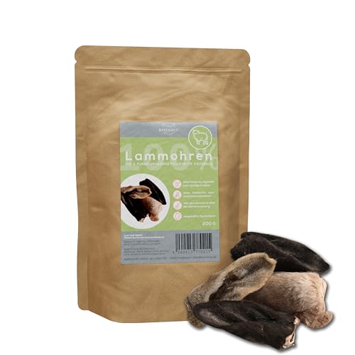 BARFAWAY Lammohren, gefriergetrockneter Kausnack mit Fell für Hunde, 100% natürlich ohne Zusätze, Deutsche Herstellung, geruchsneutral, 200 g BARFAWAY Lammohren, gefriergetrockneter Kausnack mit Fell für Hunde, 100% natürlich ohne Zusätze, Deutsche Herstellung, geruchsneutral, 200 g von BARFAWAY