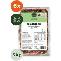 BARFER'S Komplett-Mix Kaninchen und Lamm 6x500 g BARFER'S Komplett-Mix Kaninchen und Lamm 6x500 g von BARFER'S