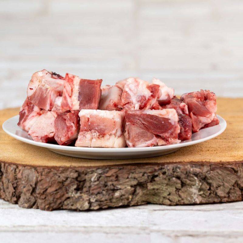 Lammmuskelfleisch, durchwachsen, 1 kg von BARFGOLD