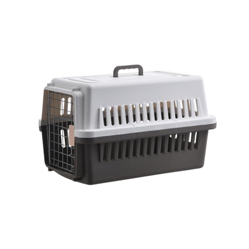 BARGAIN4ALL Transportbox für Haustiere, Hundehütte, Katze, Hund, Käfig für Kaninchen, Reisen, Outdoor, Haustier-Luftbox für Kleintiere, atmungsaktiver Reisekäfig, Transportbox, Haustierbedarf (grau) BARGAIN4ALL Transportbox für Haustiere, Hundehütte, Katze, Hund, Käfig für Kaninchen, Reisen, Outdoor, Haustier-Luftbox für Kleintiere, atmungsaktiver Reisekäfig, Transportbox, Haustierbedarf (grau) von BARGAIN4ALL
