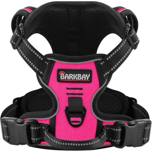 BARKBAY Hundegeschirr, verstellbar, 3 m, reflektierendes Oxford-Material, einfache Kontrolle für kleine, mittelgroße und große Hunde, Größe L BARKBAY Hundegeschirr, verstellbar, 3 m, reflektierendes Oxford-Material, einfache Kontrolle für kleine, mittelgroße und große Hunde, Größe L von BARKBAY