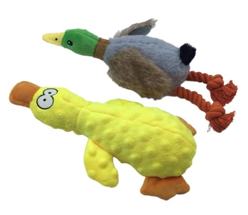 BARKBUDDIEE Professionelles Plüsch-Hundespielzeug, 2 Stück, langlebiges Kauspielzeug mit Knistern und Quietschen für kleine, mittelgroße und große Welpen. BARKBUDDIEE Professionelles Plüsch-Hundespielzeug, 2 Stück, langlebiges Kauspielzeug mit Knistern und Quietschen für kleine, mittelgroße und große Welpen. von BARKBUDDIEE
