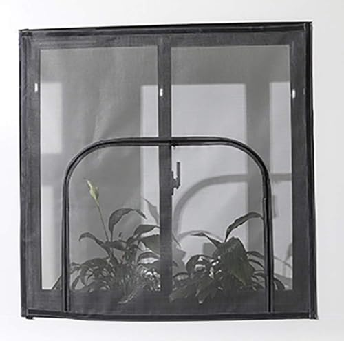 BASHI Langlebiges Fensternetz, Reißverschluss-Fensterschutzgitter für Katze, abnehmbar, waschbar, Fliegengitter-Fensternetz, einfache Installation, Fenstergitter (mehrfarbig, individuelle Größe) von BASHI
