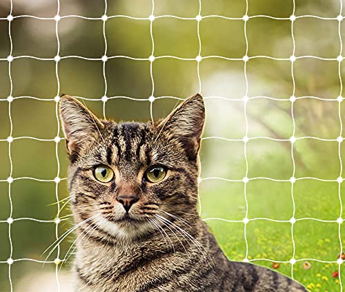 BASHI Langlebiges Katzenschutznetz Katzenschutznetz Katzenschutznetz Sicherheitszaun Praktisches Sicherheitsnetz für Balkonfenster Schutznetz mit Befestigungsset von BASHI