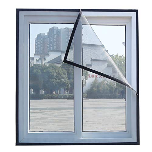 BASHI Universal Transparent Fenster Fliegengitter Waschbar Mesh Einstellbare Insektennetz DIY Fenster Mesh Größe Langlebig Mückenschutz Fenster Mesh Mesh von BASHI