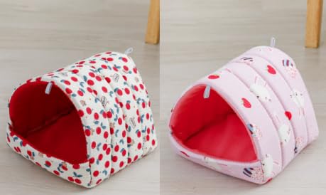 2 Stück Meerschweinchen Bett Kuschelhöhle Waschbar, Kleintier-Winterhaus, Winter Gemütliches Kleintierbetten, Meerschweinchenbett, fur Kleintiere, Hamster, Ratte, Nager, Eichhörnchen, 11cmx9cmx8cm 2 Stück Meerschweinchen Bett Kuschelhöhle Waschbar, Kleintier-Winterhaus, Winter Gemütliches Kleintierbetten, Meerschweinchenbett, fur Kleintiere, Hamster, Ratte, Nager, Eichhörnchen, 11cmx9cmx8cm von BASTOUR