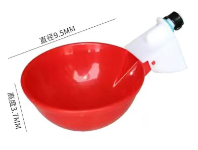 Automatischer Hühnertrinker, DIY Hühnerwasserbecher, 6 Stück Automatische Hühnertränke mit Bohrer, Hühnerwasserbecher Hühnertrinker, Automatische Geflügeltränke Set für Hühner Enten Gänse Taube Automatischer Hühnertrinker, DIY Hühnerwasserbecher, 6 Stück Automatische Hühnertränke mit Bohrer, Hühnerwasserbecher Hühnertrinker, Automatische Geflügeltränke Set für Hühner Enten Gänse Taube von BASTOUR