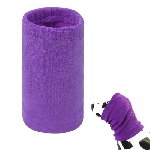 Gehörschutz Hund, lärmschutz für Hunde, Ohrenwärmer, Hund Ohrenschützer, Hundeschal Dog Earmuffs, Kapuzenpullis für Hunde Katzen, Ohrenschutz Gegen Lärm (Lila) von BASTOUR