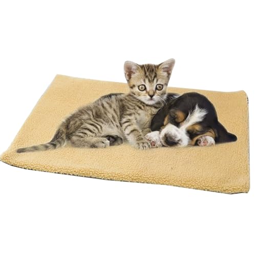 Selbstheizende Decke Katze, Selbstheizende Decke für Katzen & Hunde, Heizdecke Katze, Selbstwärmende katzendecke 60 x 45 cm, Wärmedecke Katze, Wärmedecke für Katzen und Hunde, Waschbar (Beige Farbe) Selbstheizende Decke Katze, Selbstheizende Decke für Katzen & Hunde, Heizdecke Katze, Selbstwärmende katzendecke 60 x 45 cm, Wärmedecke Katze, Wärmedecke für Katzen und Hunde, Waschbar (Beige Farbe) von BASTOUR