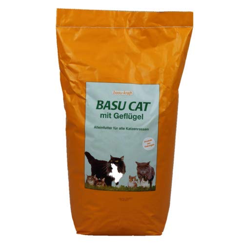 BASU-Cat Geflügel Alleinfutter Trockenfutter Kroketten für Katzen 5 kg von BASU-Cat