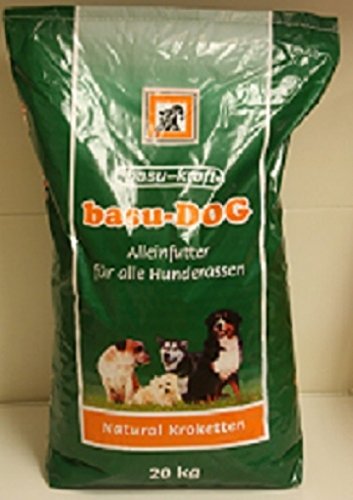 BASU-Dog Naturalkrokette Hundefutter Trockenfutter hochwertiges Alleinfutter 20 kg von BASU-Dog