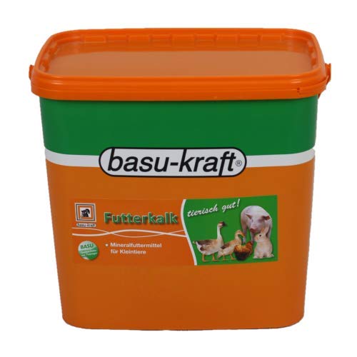 BASU Futterkalk Spezial 14 kg - calciumreiches Standard Mineralfutter für alle Kleintiere von BASU