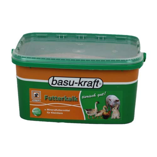 BASU Futterkalk Spezial 7 kg - calciumreiches Standard Mineralfutter für alle Kleintiere von BASU