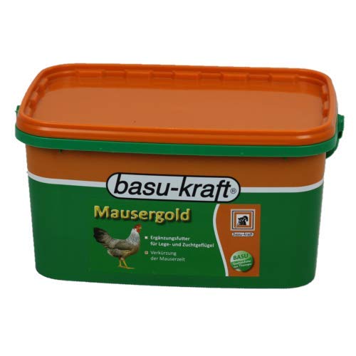 BASU Mausergold 3,5 kg - für Lege- und Zuchtgeflügel - Verkürzung der Mauserzeit von BASU