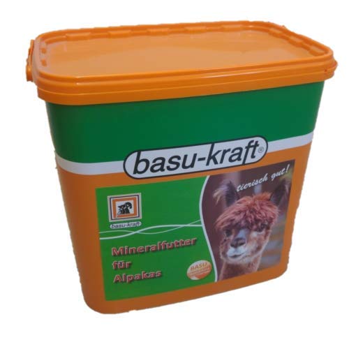 BASU Mineralfutter für Alpaka 12 kg - für eine ausgewogene Versorgung mit Mineralien, Spurenelementen und Vitaminen von BASU