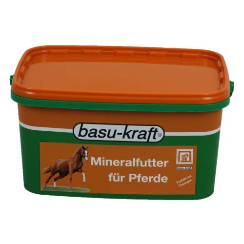 BASU Mineralfutter für Pferde und Ponys vitaminisiert 5 kg im Eimer von BASU
