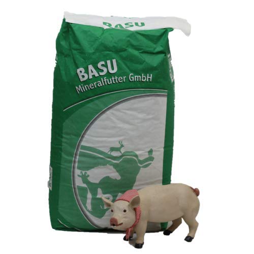 BASU Mineralfutter für Schweine 25 kg zur bedarfsdeckenden Versorgung mit Mengen- und Spurenelementen von BASU