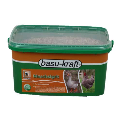 BASU Muschelgrit für Legehennen Lege-Hühner Hennen Geflügel, 7 kg BASU Muschelgrit für Legehennen Lege-Hühner Hennen Geflügel, 7 kg von BASU
