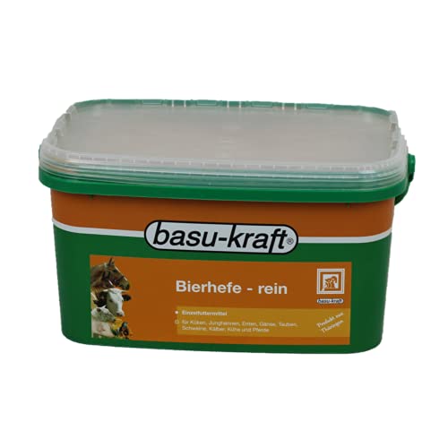 BASU Reine Bierhefe 3,5 kg - Naturprodukt mit Aminosäuren B-Vitaminen Spurenelementen für Haut und Fell von BASU