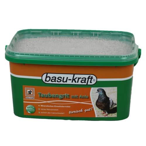 BASU Taubengrit mit Anis 15 kg - Ergänzungsfutter zur Absicherung des Calciumbedarfs mit Anis und Fenchel von BASU