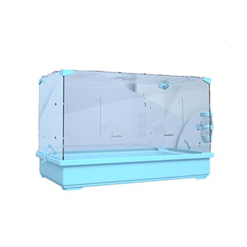 Transparenter Panoramahamster Käfig Acryl Großer Raum Kleintierkäfig Plus High Villa Hamsterträger Meerschweinchen Käfig Gerbil syrische Mäuse Habitat Käfig von BAUBUY