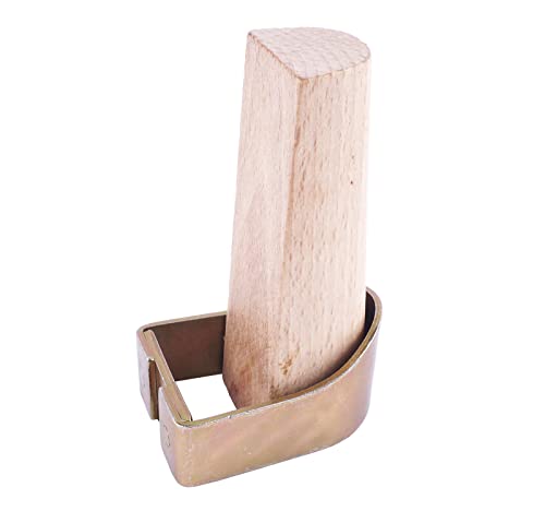 BAUSTER® Sensenring für Sensenbaum+Holzkeil für Sensenbaum Sensenschloß Sense ohne Schrauben Satz Klingenring für Sensenbaum aus Metall Sensenhalter Gartensense Wildwuchssense Befestigung Sense von BAUSTER