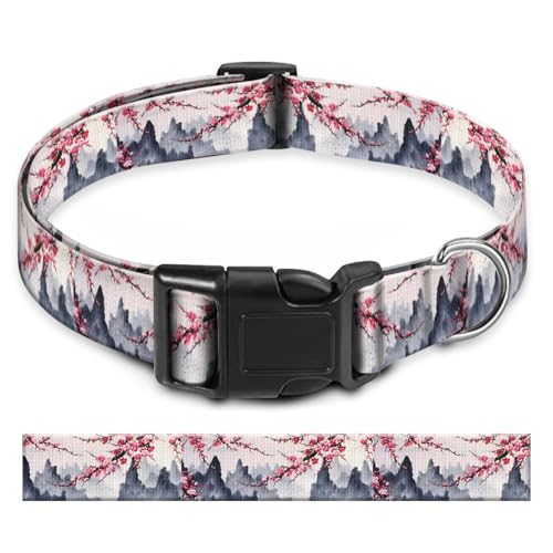 BAYCUFKQ Hundehalsband, niedliches Haustierhalsband, verstellbar für mittelgroße Hunde, weiche Hundehalsbänder mit Schnellverschluss-Schnalle zum Spazierengehen, Laufen, Landschaft, Waschen, Malen BAYCUFKQ Hundehalsband, niedliches Haustierhalsband, verstellbar für mittelgroße Hunde, weiche Hundehalsbänder mit Schnellverschluss-Schnalle zum Spazierengehen, Laufen, Landschaft, Waschen, Malen von BAYCUFKQ