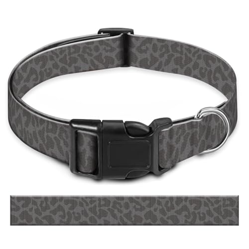 BAYCUFKQ Hundehalsband, niedliches Haustierhalsband, verstellbar für mittelgroße Hunde, weiche Hundehalsbänder mit Schnellverschluss-Schnalle zum Spazierengehen, Laufen, schwarzer Leopard BAYCUFKQ Hundehalsband, niedliches Haustierhalsband, verstellbar für mittelgroße Hunde, weiche Hundehalsbänder mit Schnellverschluss-Schnalle zum Spazierengehen, Laufen, schwarzer Leopard von BAYCUFKQ