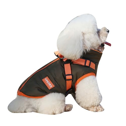 BAYORE Haustier Hundekleidung Warme Winterkleidung Winddichter Hunde Schneeanzug Geschenk Für Große Hunde Bequemer Und Atmungsaktiver Mantel Outdoor Haustierkleidung von BAYORE