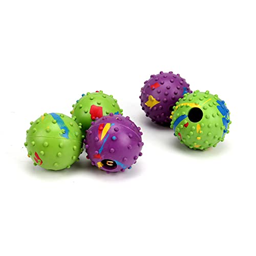 BAYORE Hund Ball Spielzeug Interaktive Zwitschern Gummi Material Kätzchen Molaren Spielzeug Ball Spielzeug Mit von BAYORE