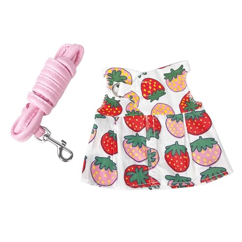 BAYORE Haustier Kaninchen Kleid Atmungsaktives Kleintiergeschirr Weste Und Leine Ausbruchsicher Niedliches Kostüm Für Kleine Igel Hamster Kaninchengeschirr Und Leine BAYORE Haustier Kaninchen Kleid Atmungsaktives Kleintiergeschirr Weste Und Leine Ausbruchsicher Niedliches Kostüm Für Kleine Igel Hamster Kaninchengeschirr Und Leine von BAYORE