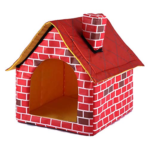 BAYORE Warme Weiche Hundehütte Für Den Innenbereich Mit Kamin Großes Für Haustiere Simulation Von Ziegel Hundebetten Mit Matte Polyester Nestzelt Für Den Innenbereich Tragbares Haustierzubehör BAYORE Warme Weiche Hundehütte Für Den Innenbereich Mit Kamin Großes Für Haustiere Simulation Von Ziegel Hundebetten Mit Matte Polyester Nestzelt Für Den Innenbereich Tragbares Haustierzubehör von BAYORE