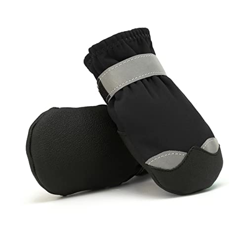 BAZEITFLOW 1 Satz Haustier-Anti-Ski-Stiefel Beleg Haustier Booties Haustiere Hundestiefel für den Winter klein Welpenstiefel wasserdichte hundestiefel Pfotenschutz Nylon Black BAZEITFLOW 1 Satz Haustier-Anti-Ski-Stiefel Beleg Haustier Booties Haustiere Hundestiefel für den Winter klein Welpenstiefel wasserdichte hundestiefel Pfotenschutz Nylon Black von BAZEITFLOW