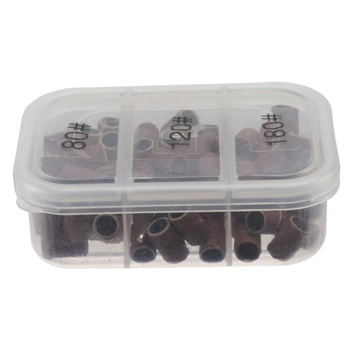 BAZEITFLOW 1 Schachtel Nagelkunst Schleifkappen Hochwertige Maniküre Schleifbänder für Nagelbohrer Teiliges Praktischer Box für Nagelpflege und Politur BAZEITFLOW 1 Schachtel Nagelkunst Schleifkappen Hochwertige Maniküre Schleifbänder für Nagelbohrer Teiliges Praktischer Box für Nagelpflege und Politur von BAZEITFLOW