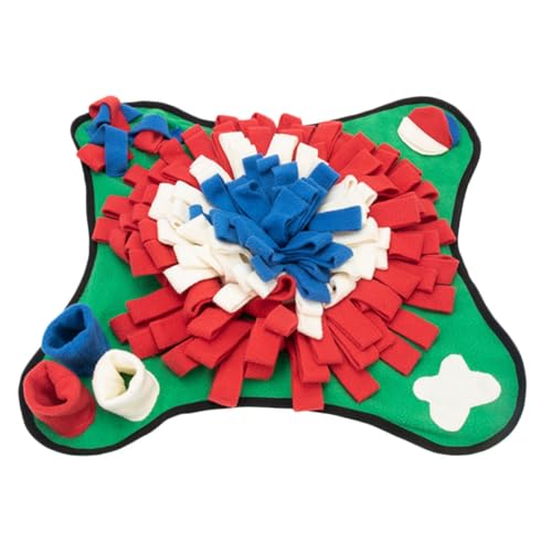 BAZEITFLOW 1 Stück Hunde Schnüffelmatte für Langsames Fressen Verstellbare Pet Training Mat zur Stimulation Suchinstinkte für Hunde und Welpen Fördert Spiel und Energieverbrauch von BAZEITFLOW