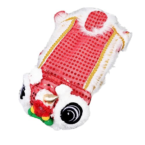 BAZEITFLOW 1 Stück Kleidung für Haustiere Welpen-Cosplay-Pyjama windhund Kleidung Dog Costume hundekostüme Haustier Neujahrskostüm hundekleidung für das Neue Jahr Polyester von BAZEITFLOW