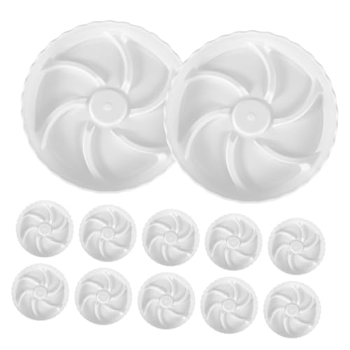 BAZEITFLOW 10 Stück Blumentopf Tablett Anlage Pflanzentopfsaucer Tropfschalen für Blumentöpfe im Freien Tabletts für Blumentöpfe Untersetzer für Pflanzen Plastik Weiß BAZEITFLOW 10 Stück Blumentopf Tablett Anlage Pflanzentopfsaucer Tropfschalen für Blumentöpfe im Freien Tabletts für Blumentöpfe Untersetzer für Pflanzen Plastik Weiß von BAZEITFLOW