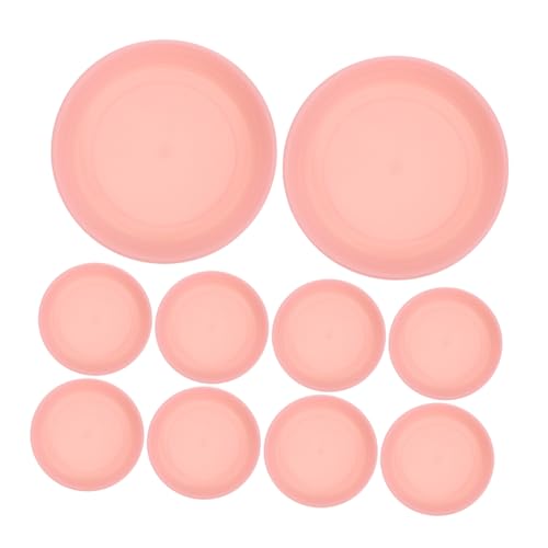 BAZEITFLOW 10 Stück Blumentopf Tablett Pflanzenplatte Schüssel Anlage Trog Eingetopft Pflanzenschale Verschütten Saftig Korb Wasser Fangen Mehrere Topfschalen Für Pflanzen Untertasse Pp Rosa BAZEITFLOW 10 Stück Blumentopf Tablett Pflanzenplatte Schüssel Anlage Trog Eingetopft Pflanzenschale Verschütten Saftig Korb Wasser Fangen Mehrere Topfschalen Für Pflanzen Untertasse Pp Rosa von BAZEITFLOW
