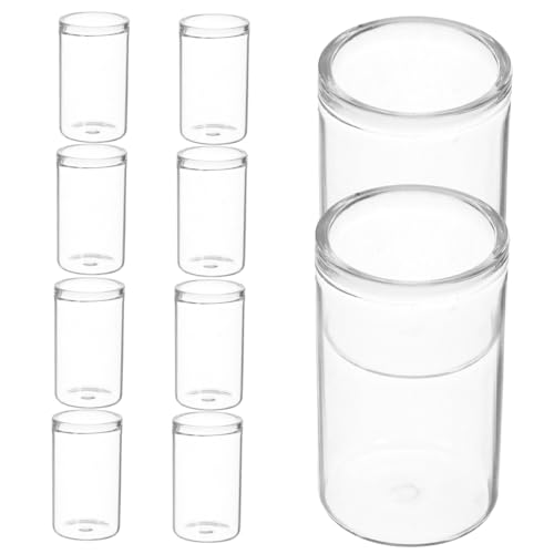 BAZEITFLOW 10 Stück Mini Glasflaschenvasen Für Sukkulenten Terrarium Landschaftsflasche Mikrolandschaft Öko Flasche Reagenzglasvase Moos Mikrolandschaft Glasgefäß Mini Vase Mini von BAZEITFLOW