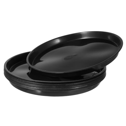 BAZEITFLOW 10 Stück Runde Pflanzenteller Plastiksaucer für Blumentöpfe Drainageschalen für Gartenpflanzen Langlebige Tropfschalen für und Außenbereich für Blumentopfgrößen von BAZEITFLOW