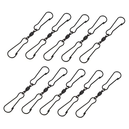 BAZEITFLOW 10stücke Swivel Haken Für Windspiele Gartendekoration Und Vogelhäuser Robust Langlebig Aufhängen Von Windspiel Und Blumenampeln BAZEITFLOW 10stücke Swivel Haken Für Windspiele Gartendekoration Und Vogelhäuser Robust Langlebig Aufhängen Von Windspiel Und Blumenampeln von BAZEITFLOW
