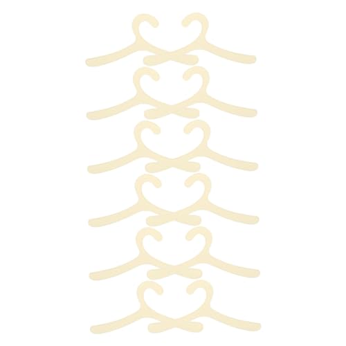 BAZEITFLOW 12-Teiliges Set Kleiderbügel für Haustiere Haustier Kleiderbügel Tierbekleidungsaufhänger Plastik Kleiderbügel Haustier Puppe winziger Sockenaufhänger Hundeschrank Beige BAZEITFLOW 12-Teiliges Set Kleiderbügel für Haustiere Haustier Kleiderbügel Tierbekleidungsaufhänger Plastik Kleiderbügel Haustier Puppe winziger Sockenaufhänger Hundeschrank Beige von BAZEITFLOW