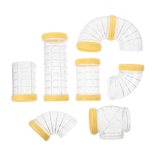 BAZEITFLOW 1Satz Hamster Labyrinth Tunnel Teiliges DIY Käfigtunnel für Hamster Ratten und Andere Kleintiere aus Langlebigem Plastik zu Installieren und Erweiterbar von BAZEITFLOW