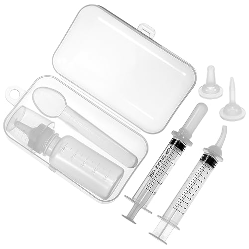 BAZEITFLOW 1Satz Haustier Fütterungsset Stillflasche für Kätzchen und Welpen mit Praktischem Aufbewahrungsbox aus Sicherem und Benutzerfreundlich und Langlebig BAZEITFLOW 1Satz Haustier Fütterungsset Stillflasche für Kätzchen und Welpen mit Praktischem Aufbewahrungsbox aus Sicherem und Benutzerfreundlich und Langlebig von BAZEITFLOW