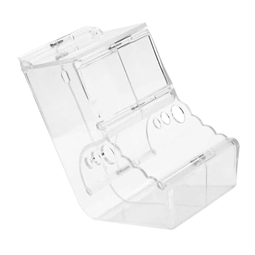 BAZEITFLOW 1Stück Lebensmittelspender für Kleintiere Automatischer Futterhalter aus Lebensmittelechtem Transparent für Hamster Meerschweinchen und Platzsparend BAZEITFLOW 1Stück Lebensmittelspender für Kleintiere Automatischer Futterhalter aus Lebensmittelechtem Transparent für Hamster Meerschweinchen und Platzsparend von BAZEITFLOW