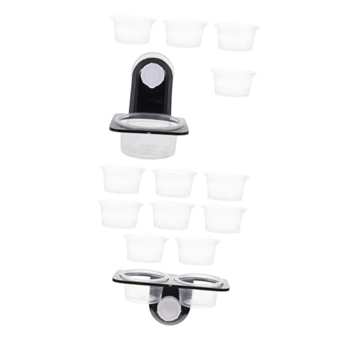BAZEITFLOW 2 Sätze Reptilien Futter und Wassernapf Set mit Saugnapf Glatte Oberfläche Leicht zu Reinigen Dekorativ und Praktisch für Terrarien und Haustiere Teiliges Set für Geckos und BAZEITFLOW 2 Sätze Reptilien Futter und Wassernapf Set mit Saugnapf Glatte Oberfläche Leicht zu Reinigen Dekorativ und Praktisch für Terrarien und Haustiere Teiliges Set für Geckos und von BAZEITFLOW
