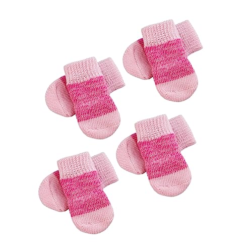 BAZEITFLOW 2 Sätze rutschfeste Hundesocken für Kleine bis Mittelgroße Hunde Elastische und Bequeme Socken aus Hochwertigem für Outdoor Aktivitäten Schützend und Stylisch von BAZEITFLOW
